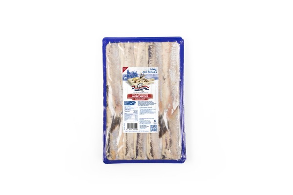 Holländische Doppelmatjesfilets gefroren, 950-1000g Schale, 10 Stück