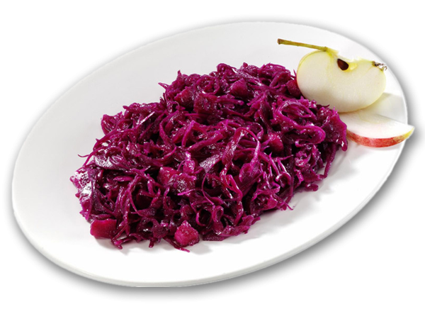 Apfel-Rotkraut-Salat Pur