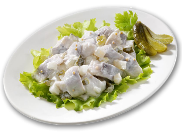 Delikatess Herings-Salat, weiss