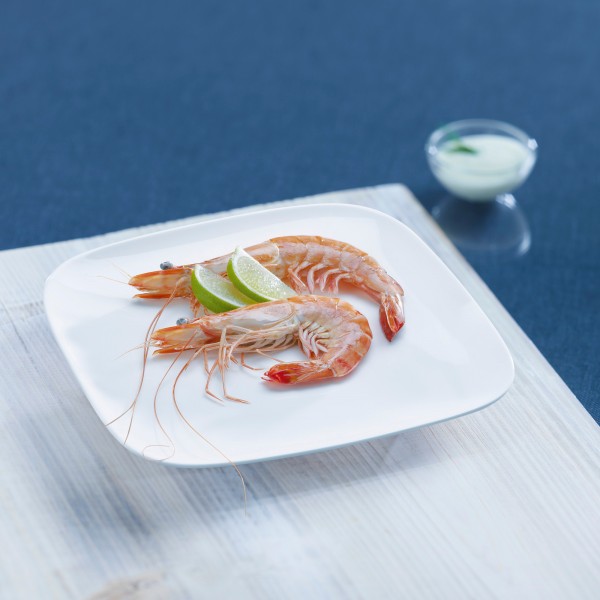 Riesengarnelen SW "Black Tiger", 8-12, roh, mit Kopf und Schale, 20% Glasur