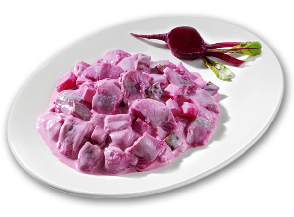 Deli. Herings-Salat, rot