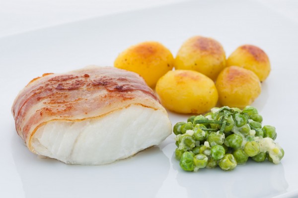 Skrei Loins 400 g+, Gebinde 3,0-3,2 kg, mit Haut