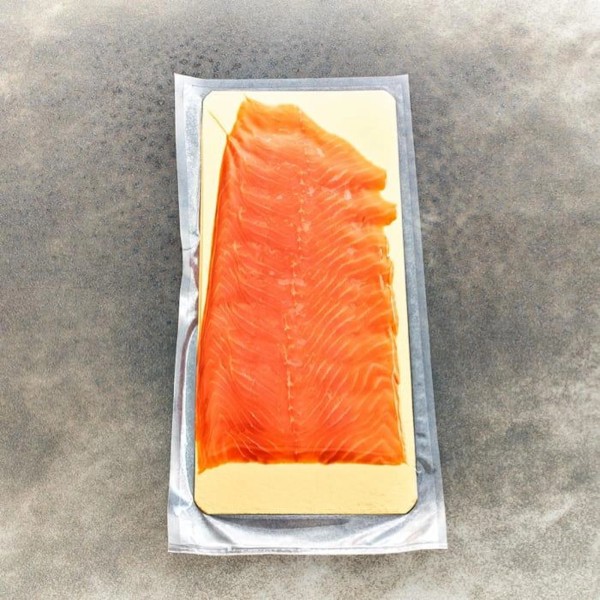 Bio-Räucherlachs ohne Haut, geschnitten, vakuumverpackt, ca. 0,7-1kg