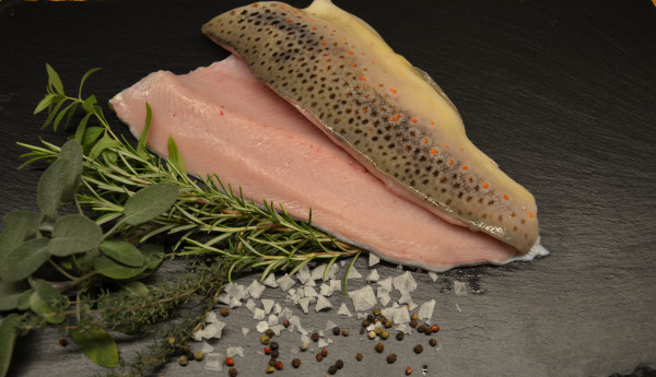 Bachforellenfilet mit Haut, "Schwarzwald", 100-150g