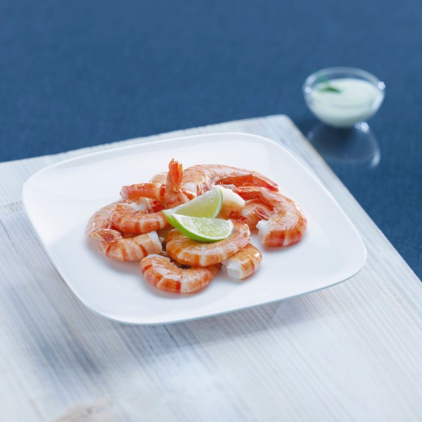 Riesengarnelen Seawater Black Tiger "Easy peel", 13-15, ohne Kopf, mit Schale, 20% Glasur