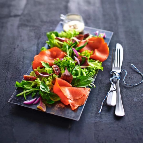 Geräucherter Alaska Wildlachs "Sockeye" ca.0,6-1,0kg, geschnitten, ohne Haut