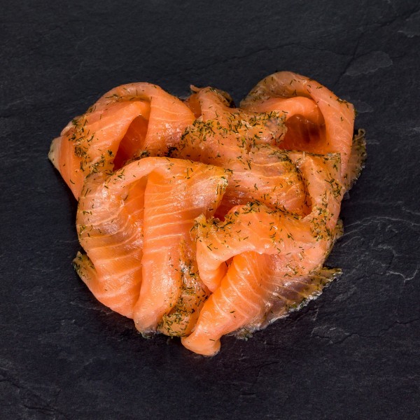 Norwegischer Gravedlachs 1,0-1,2kg, geschnitten, ohne Haut