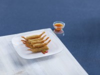 Garnelen im Tempuramantel "Torpedo" Garnelen im Tempuramantel "Torpedo"