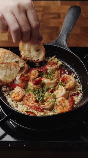 Riesengarnelen Seawater Black Tiger "chemical free", 8-12,o. Kopf, mit Schale, easy peel, 20% Glasur