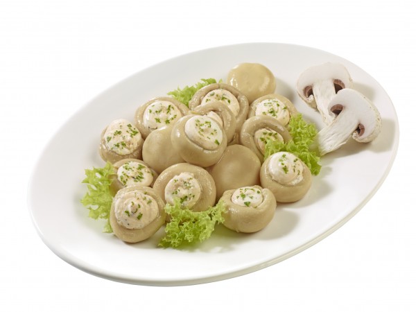 Gefüllte Champignons